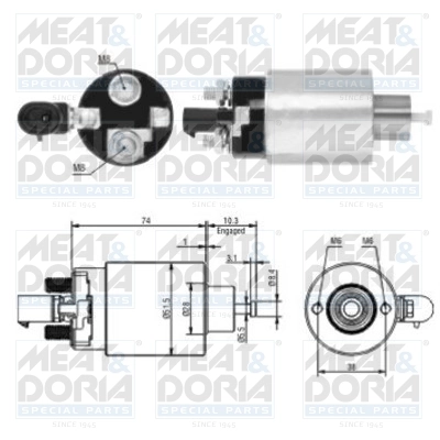 Solenoid Switch, starter